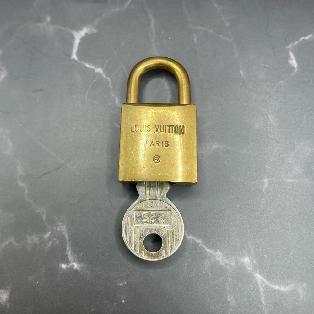 Louis Vuitton Brass Padlock with Key🔐 #225 Rare Vintage